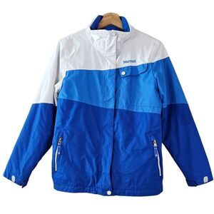 Marmot Blue White Moonshot Kids Insulated Winter Heavy Jacket XL